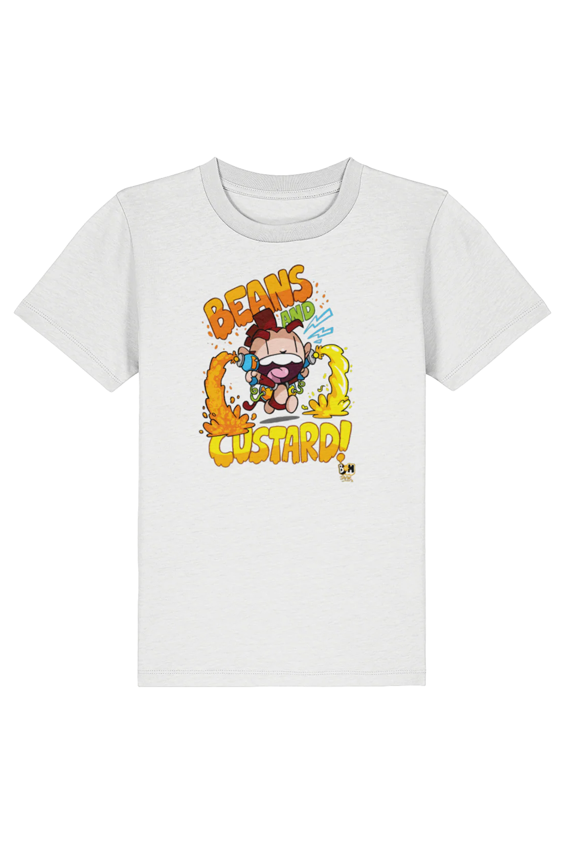Bunny vs Monkey "Beans and Custard!" kids t-shirt
