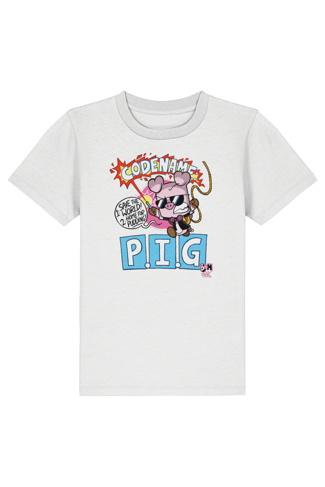 Bunny vs Monkey "Codename P.I.G" kids t-shirt