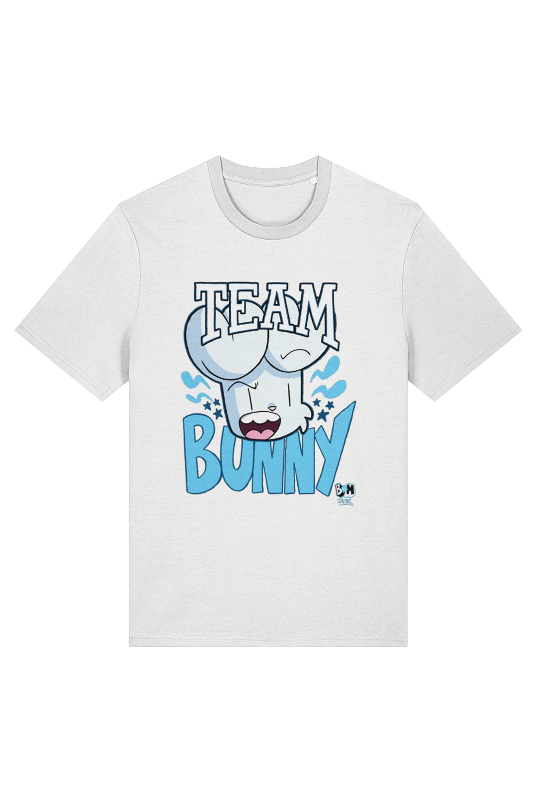 Bunny vs Monkey Team Bunny adult t-shirt