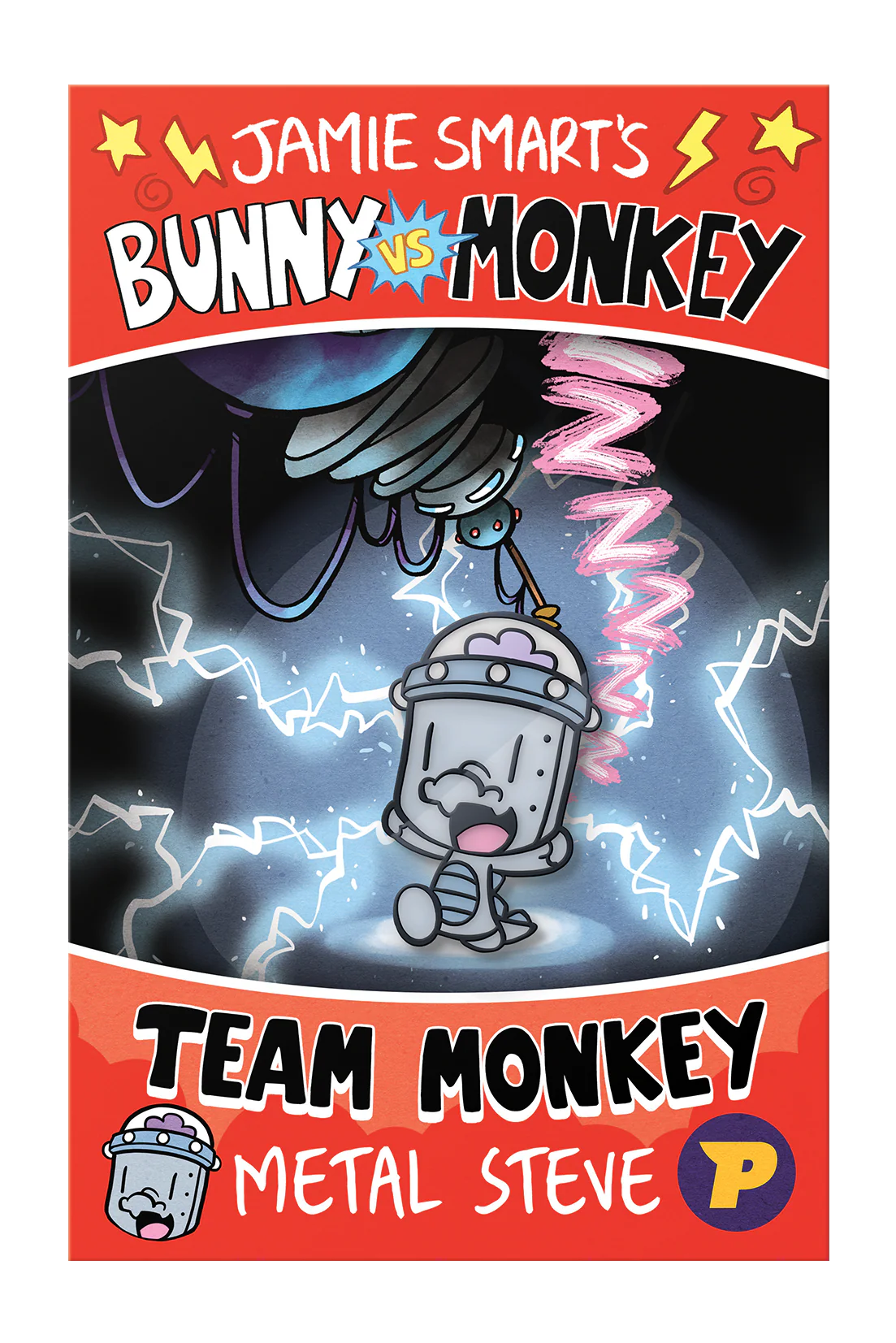 Bunny vs Monkey Team Monkey pin badge bundle - Image 4