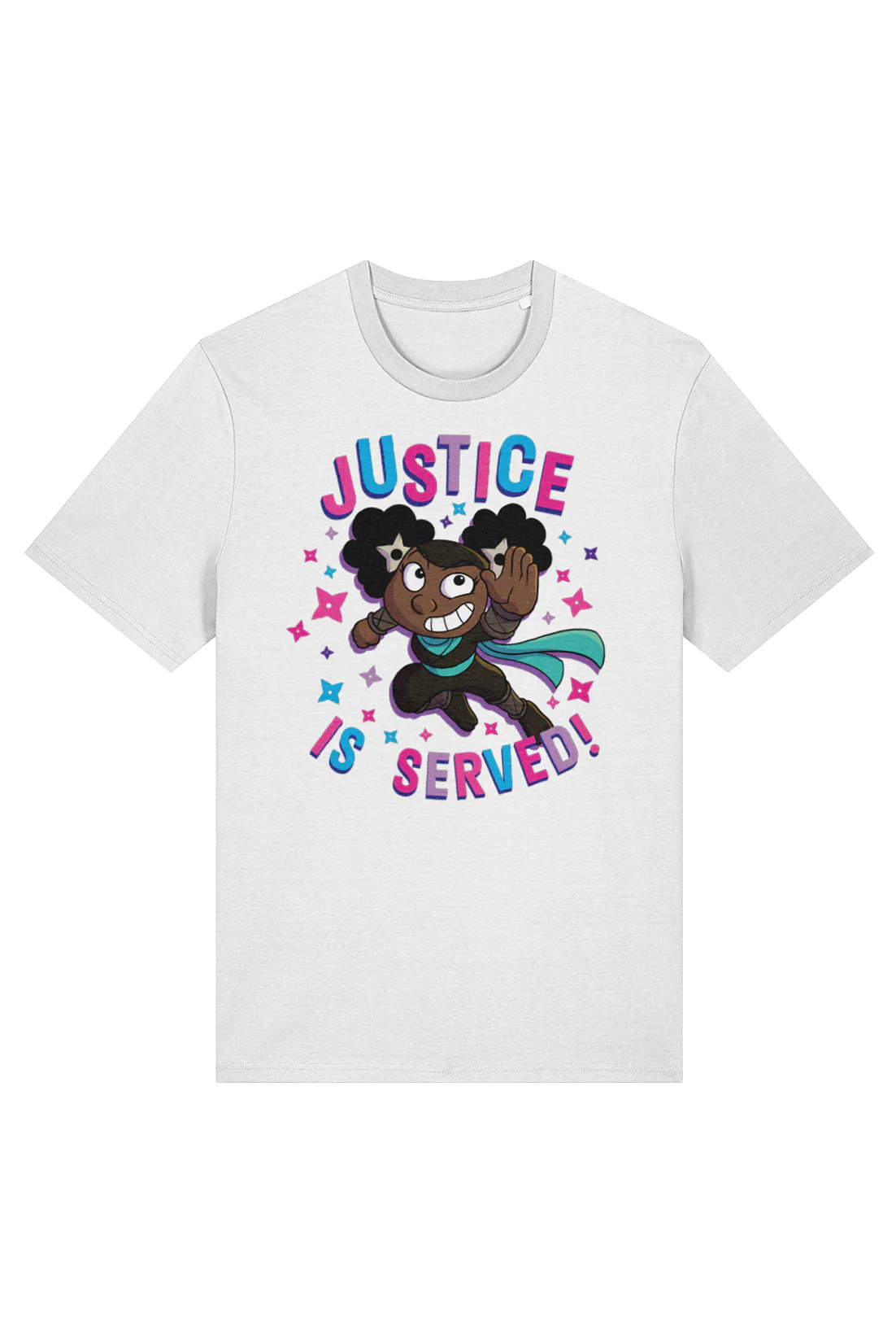 Claire Justice Ninja "Justice is Served!" adult t-shirt - Image 2