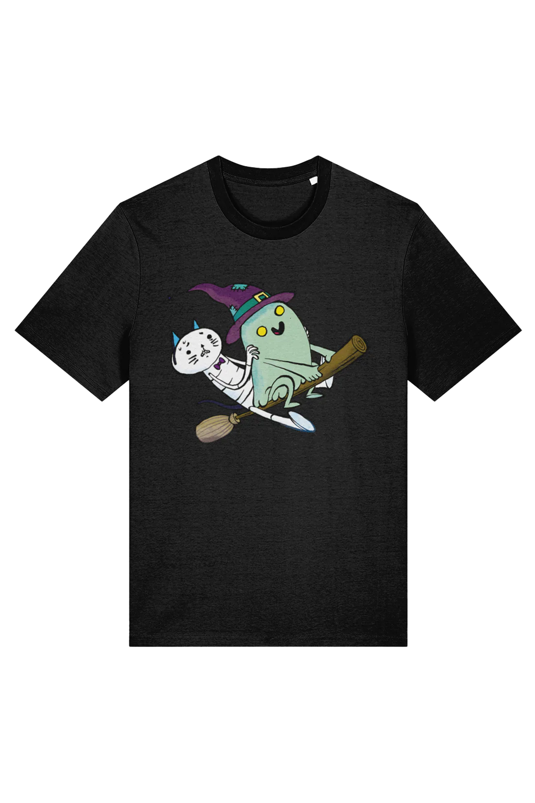 Clatters and Bump Broomstick adult t-shirt - Image 2