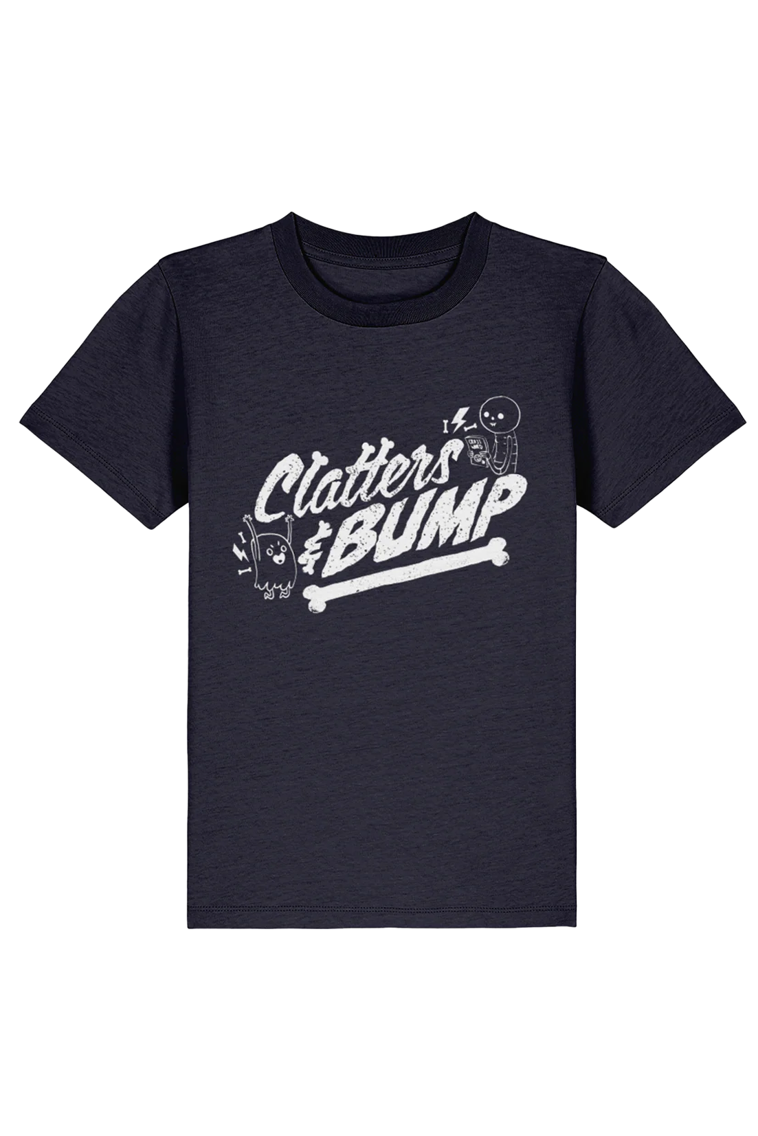Clatters and Bump Vintage Distress kids t-shirt - Image 3