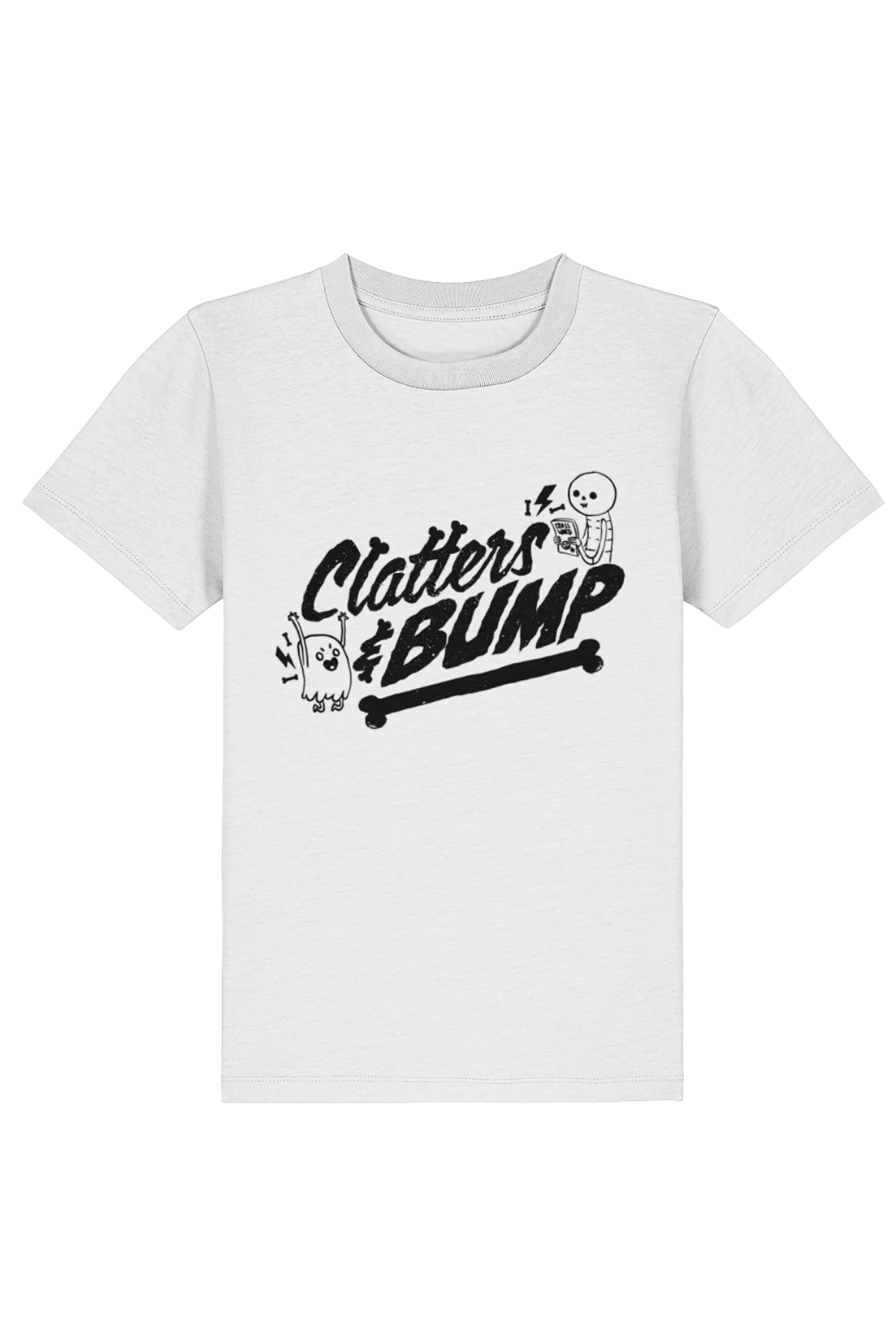 Clatters and Bump Vintage Distress kids t-shirt - Image 4