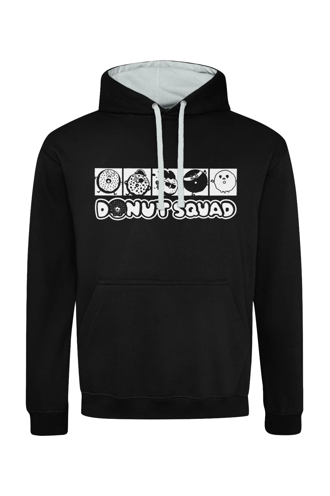 Donut Squad line-up adult hoodie