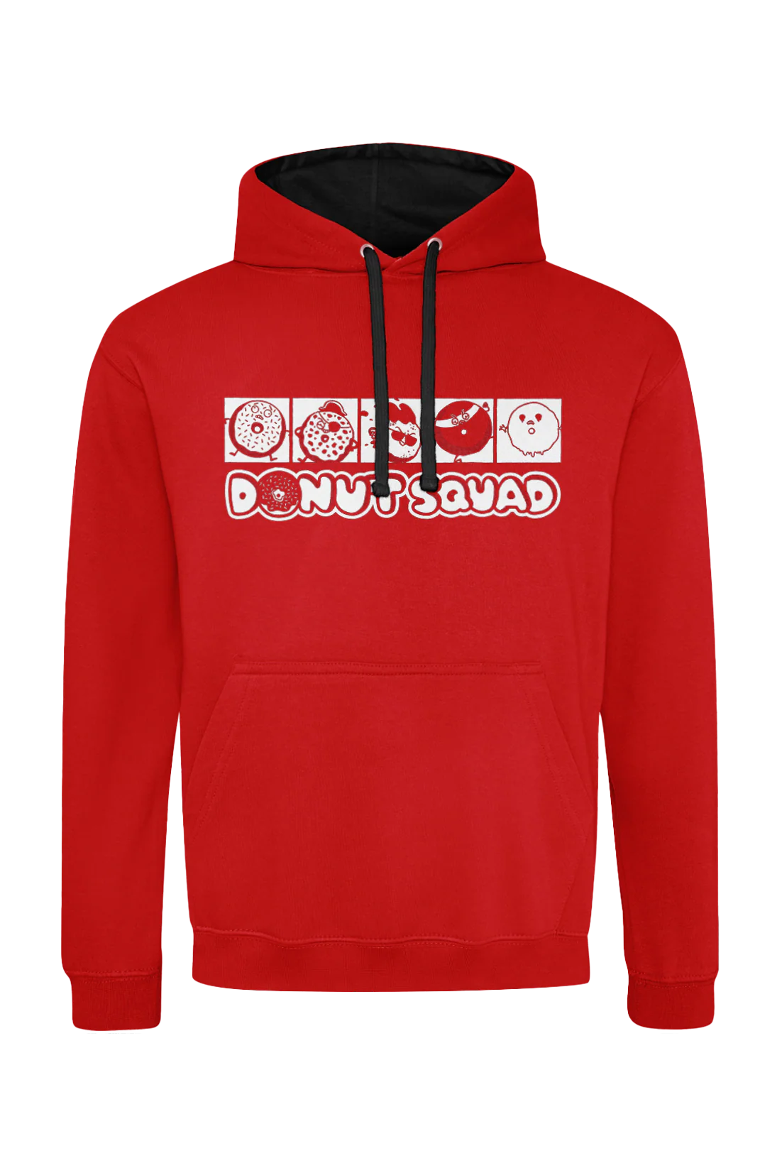 Donut Squad line-up adult hoodie - Image 2