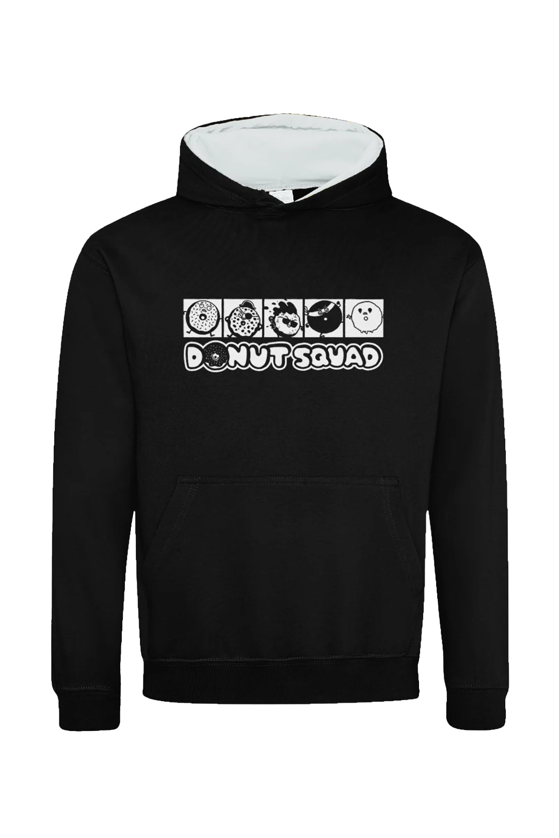 Donut Squad line-up kids hoodie - Image 2