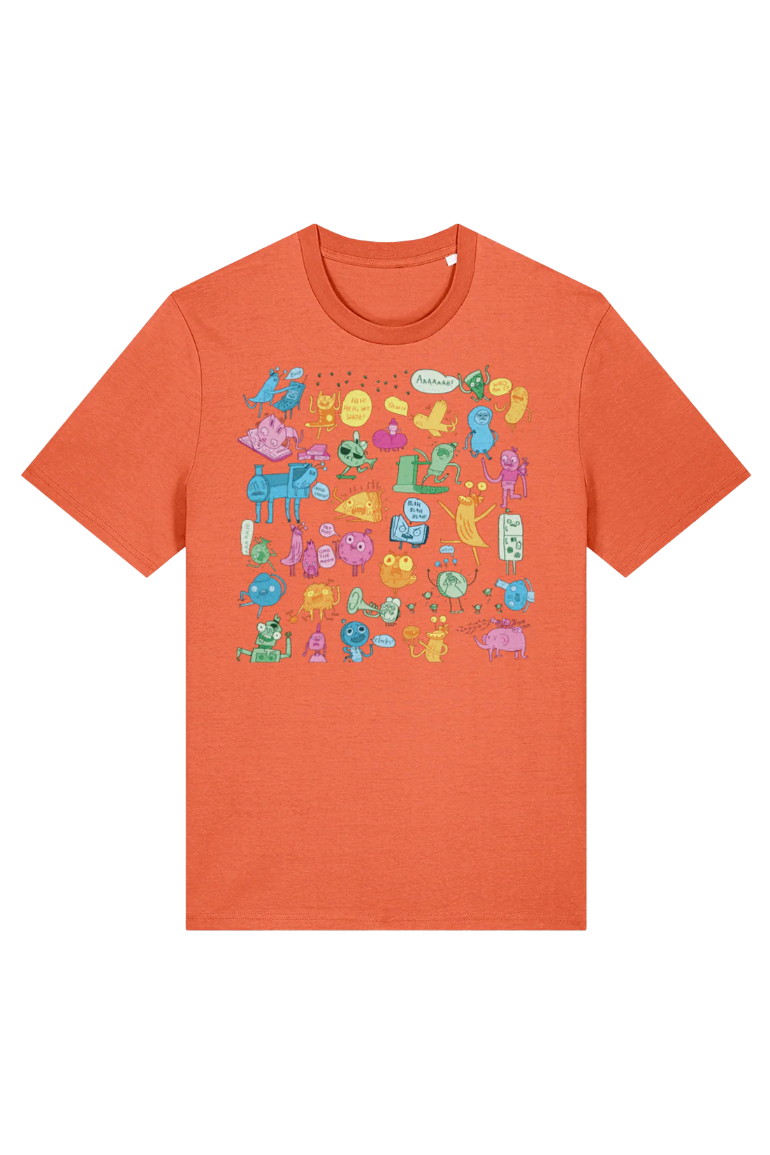 Doug Slugman P.I. Character Mix-up Mono adult t-shirt - Image 3