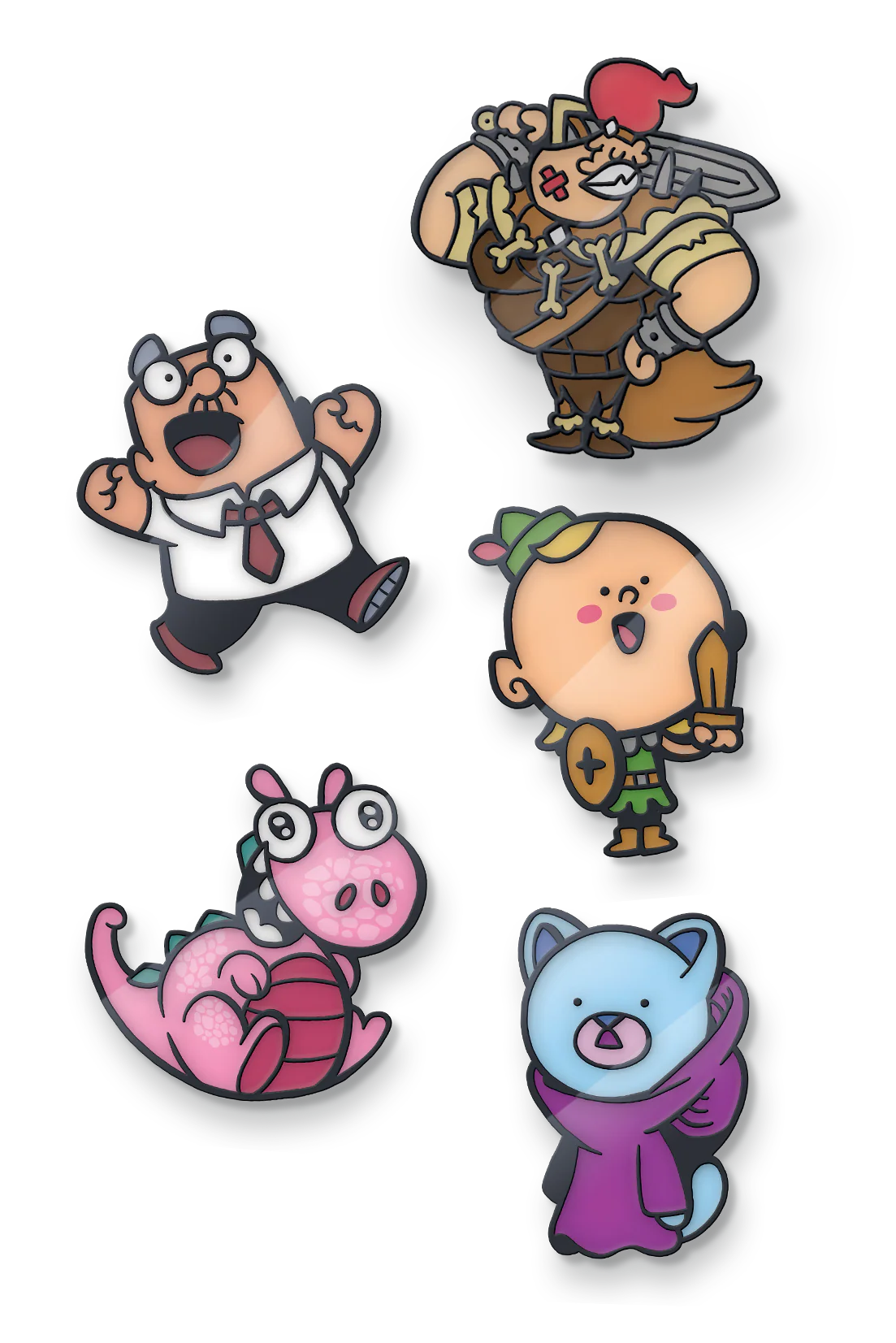 Hero Slam pin badges bundle
