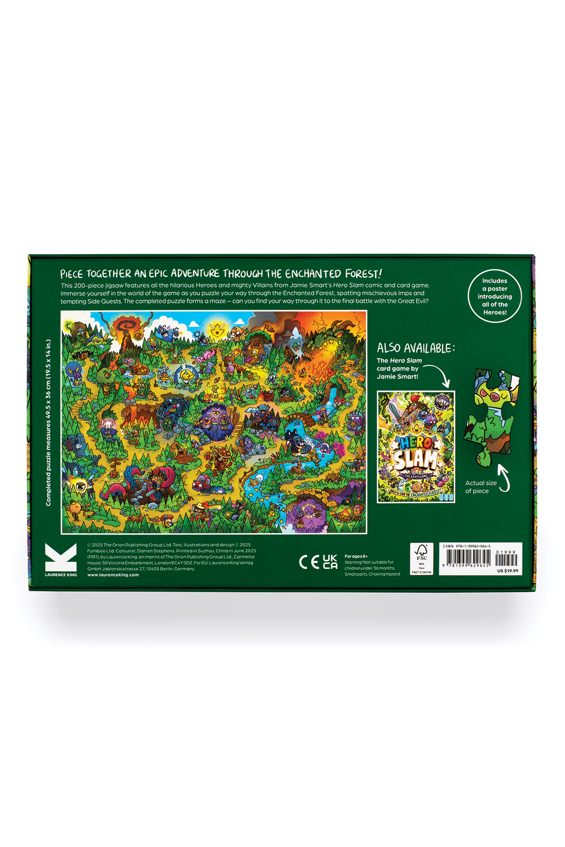 Jamie Smart's Hero Slam Jigsaw Puzzle: 200 pieces - Image 5