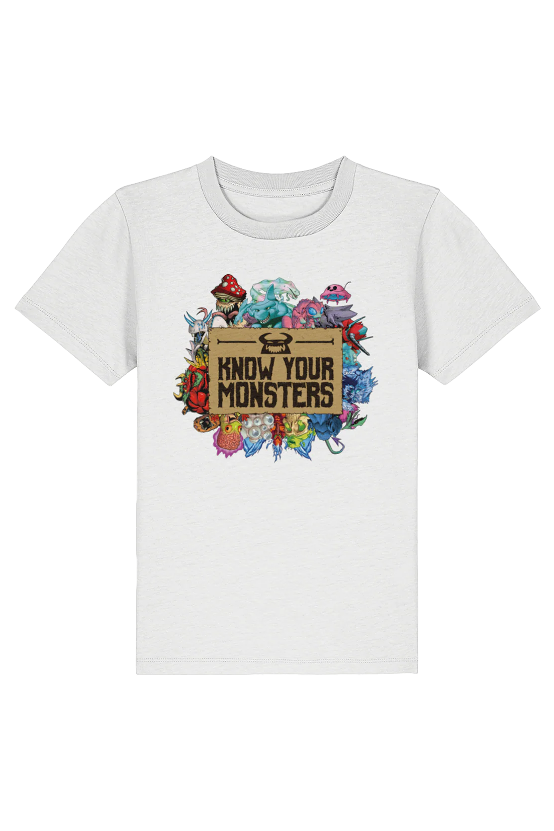 Know Your Monsters Group Shot Logo kids t-shirt