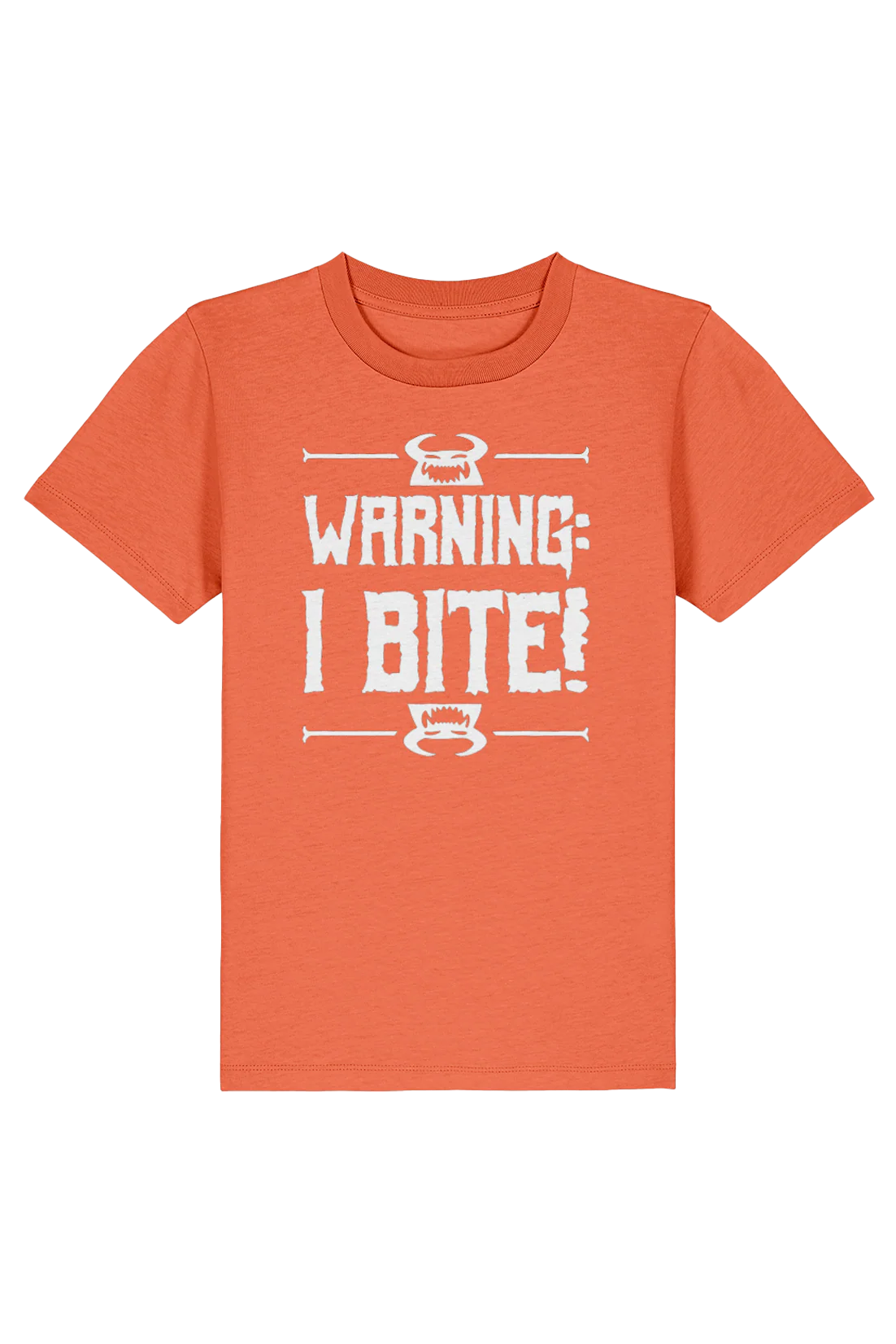 Know Your Monsters "Warning: I Bite!" kids t-shirt - Image 2