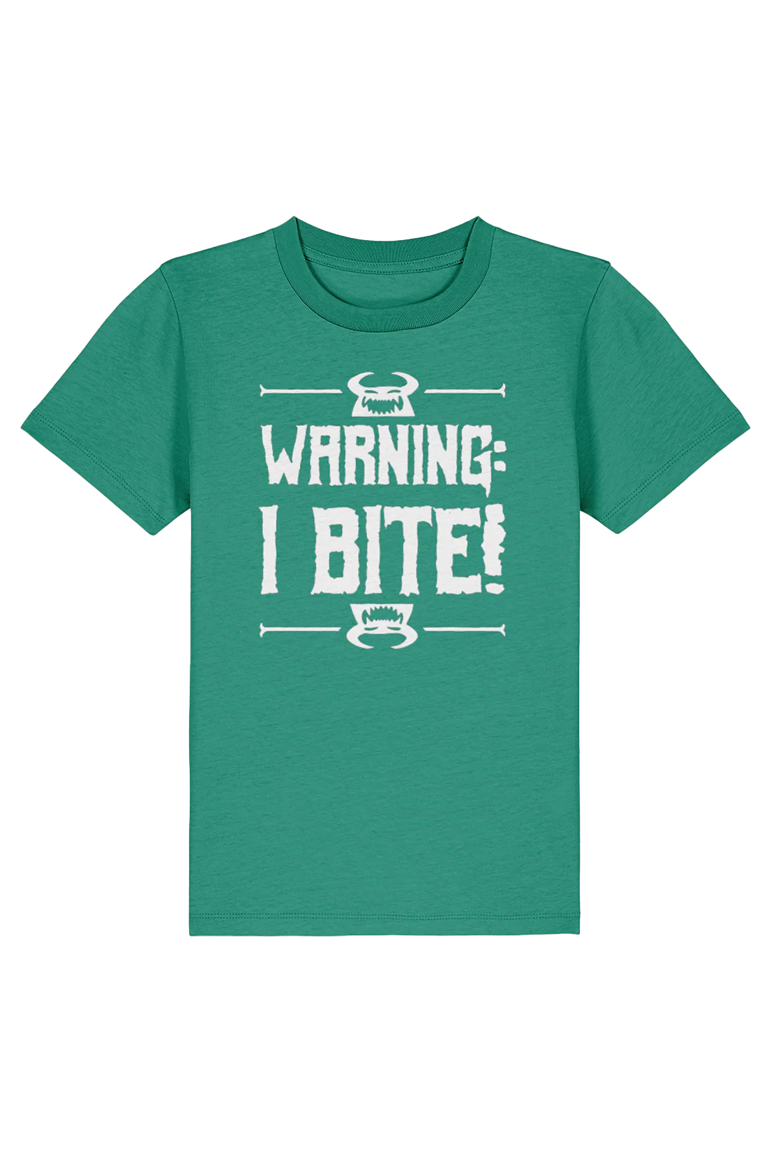 Know Your Monsters "Warning: I Bite!" kids t-shirt - Image 3
