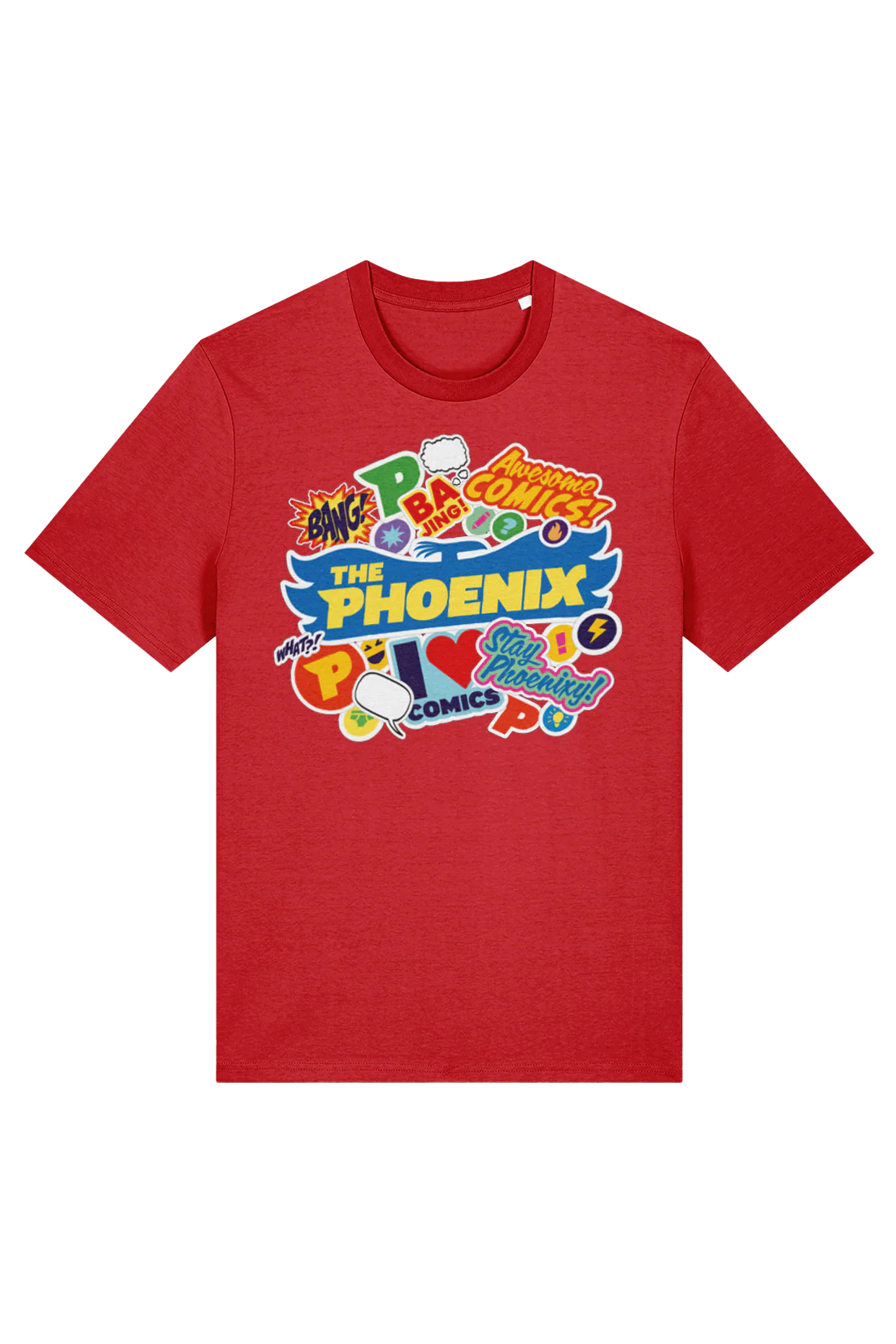 Phoenix Sticker Style adult t-shirt - Image 2