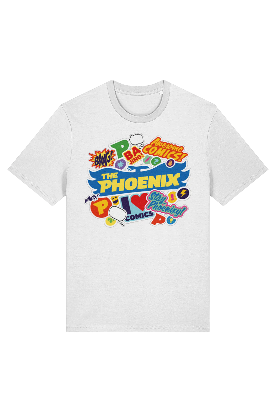 Phoenix Sticker Style adult t-shirt - Image 3