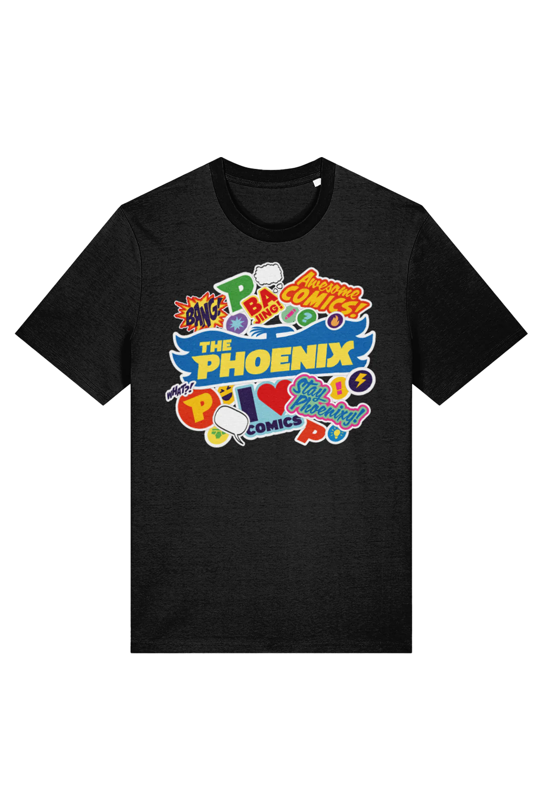 Phoenix Sticker Style adult t-shirt - Image 4
