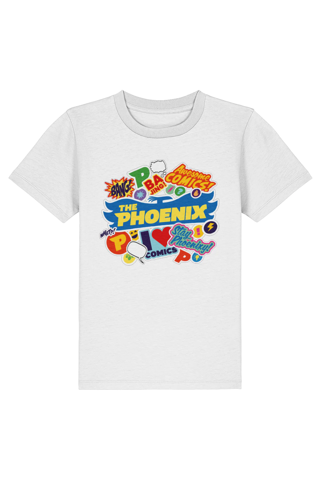 Phoenix Sticker Style kids t-shirt - Image 4