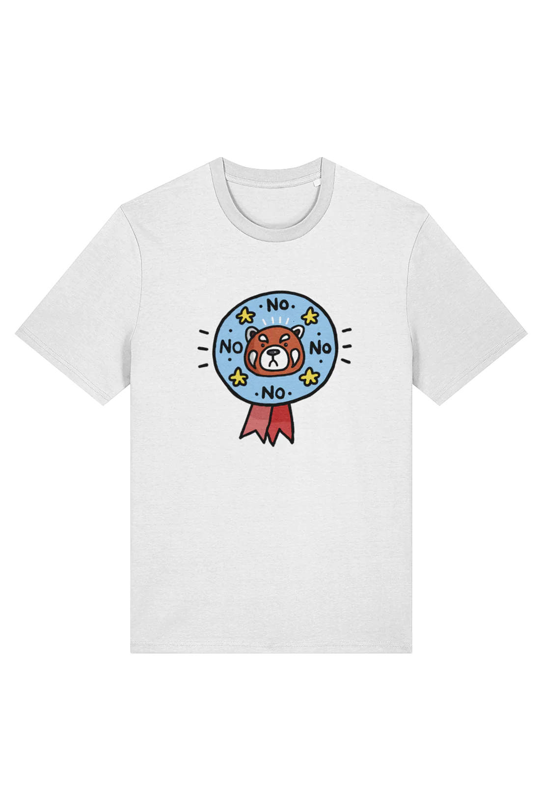 Squid Bits Jerk Face Red Panda adult t-shirt - Image 2