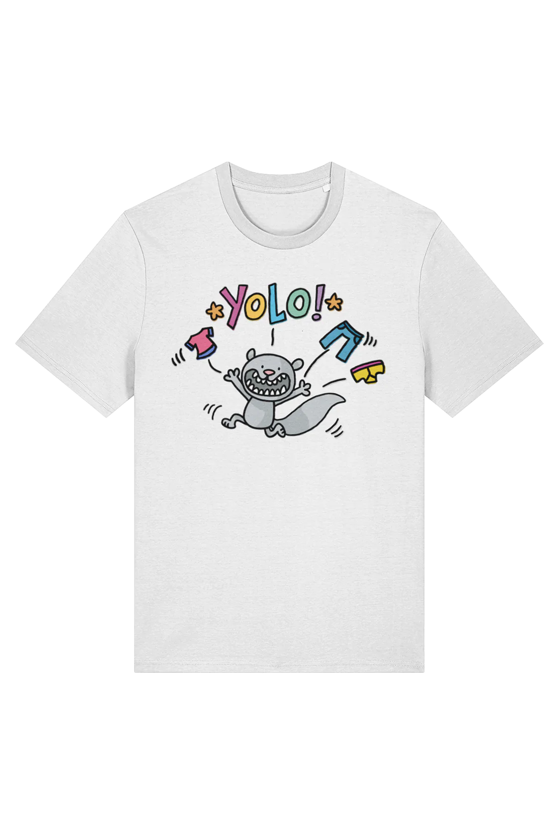 Squid Bits YOLO! adult t-shirt - Image 2