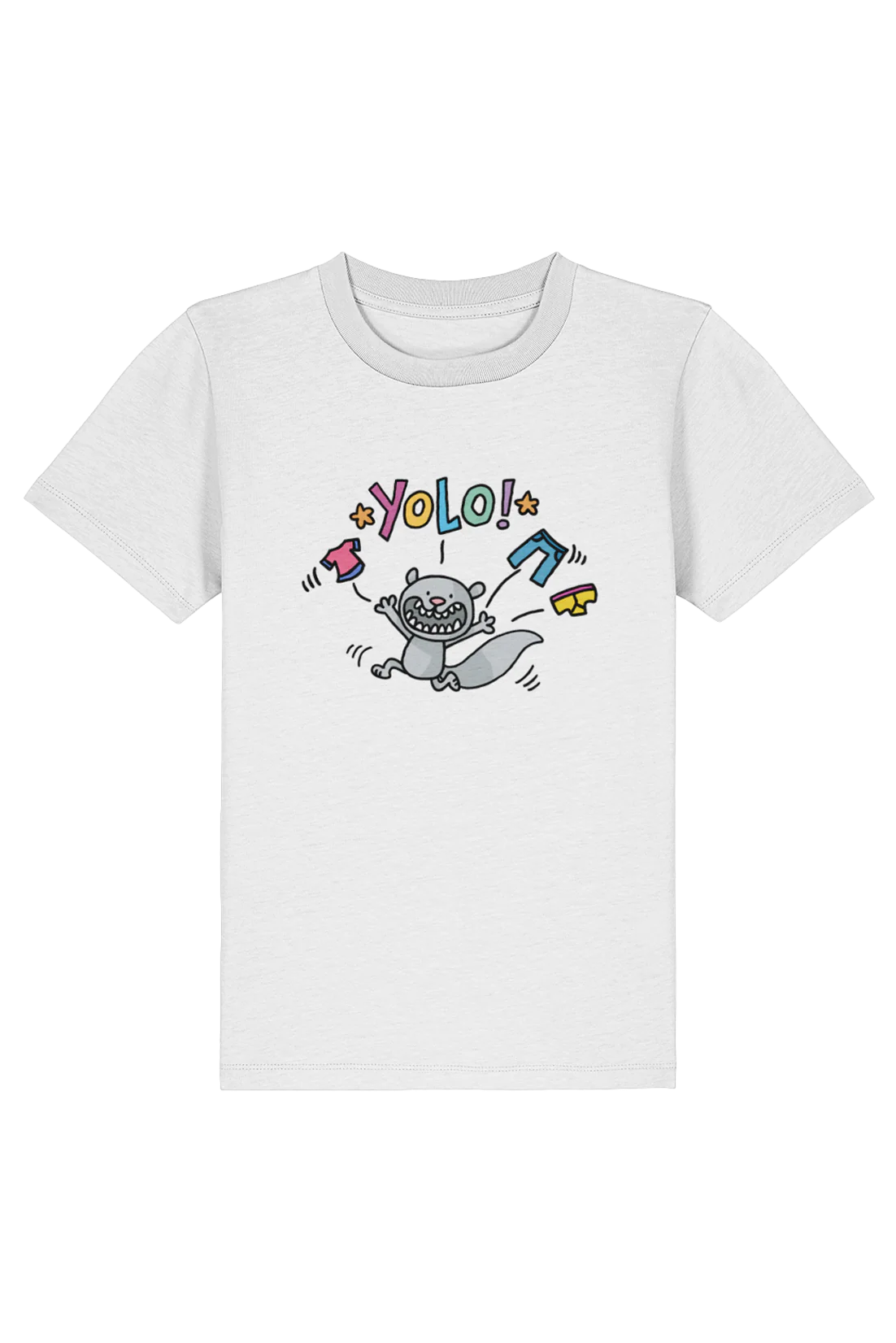 Squid Bits YOLO! kids t-shirt - Image 2