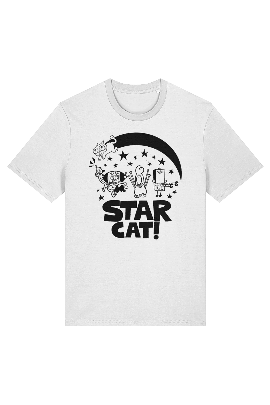 Star Cat Centre Groupshot adult t-shirt - Image 2