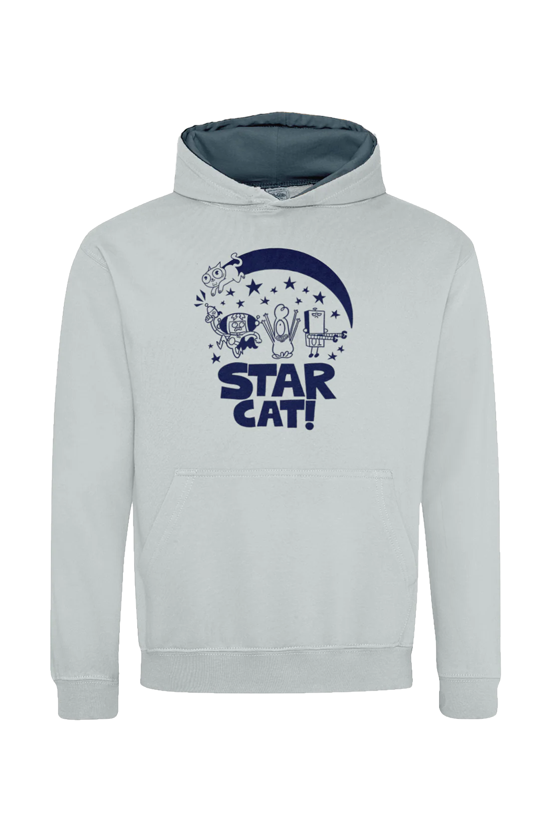 Star Cat Centre Groupshot kids hoodie