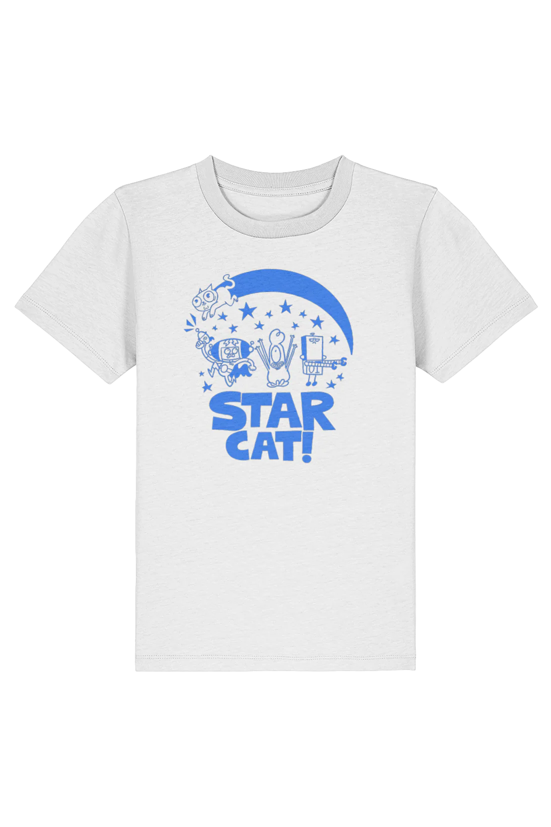 Star Cat Centre Groupshot kids t-shirt