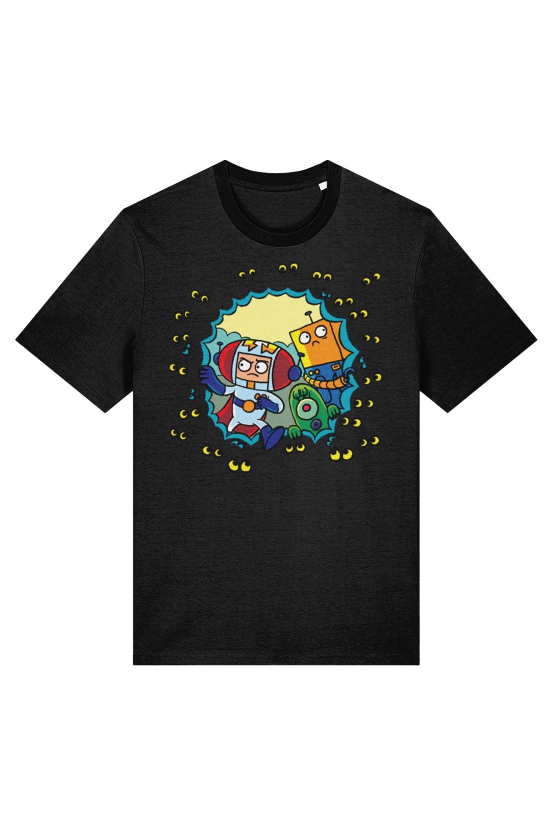 Star Cat Googly Eyes adult t-shirt