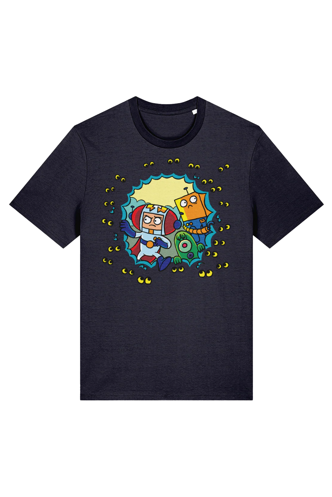 Star Cat Googly Eyes adult t-shirt - Image 2