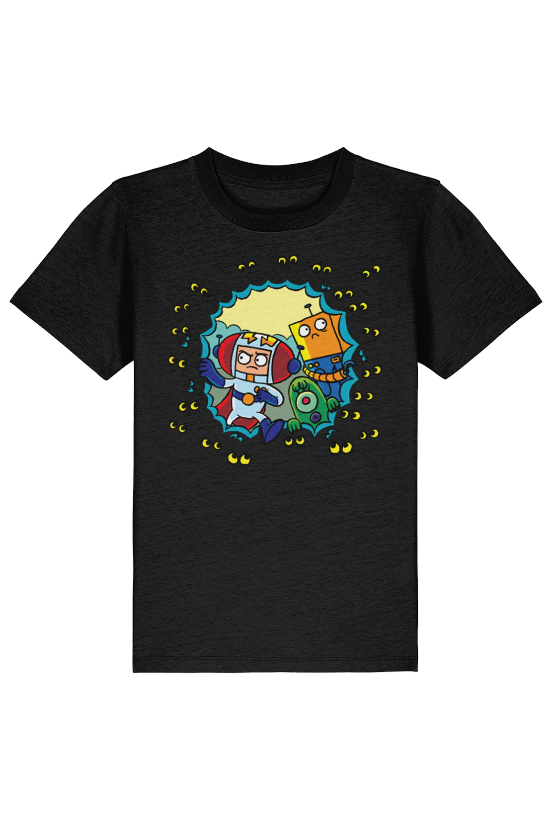Star Cat Googly Eyes kids t-shirt