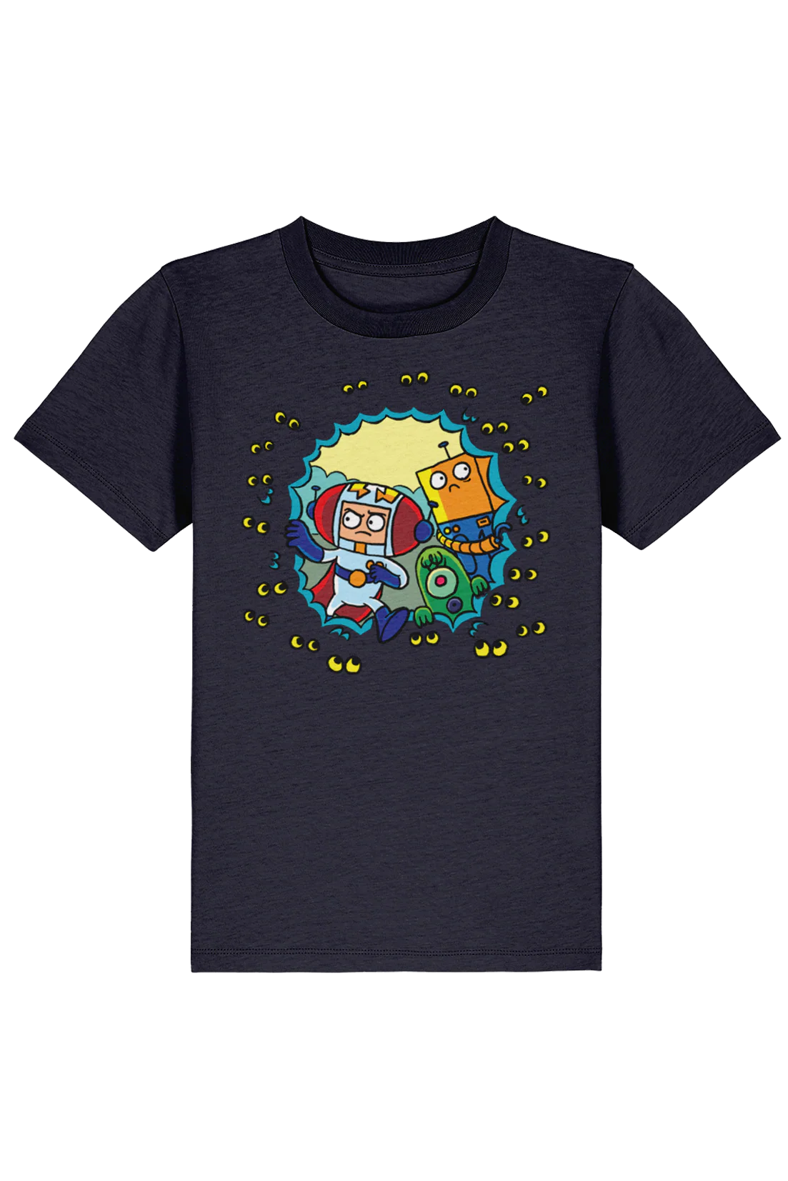 Star Cat Googly Eyes kids t-shirt - Image 2
