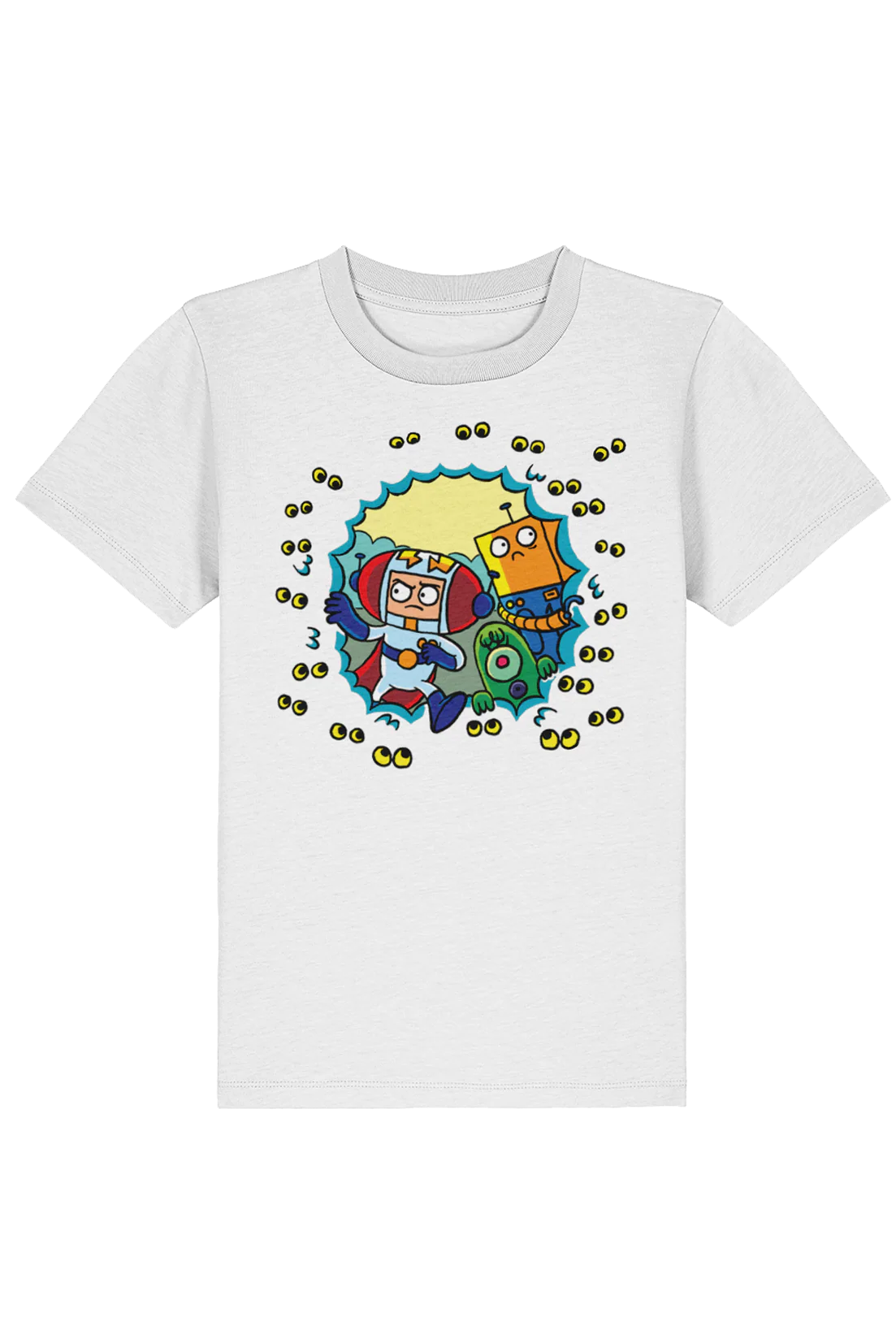 Star Cat Googly Eyes kids t-shirt - Image 3