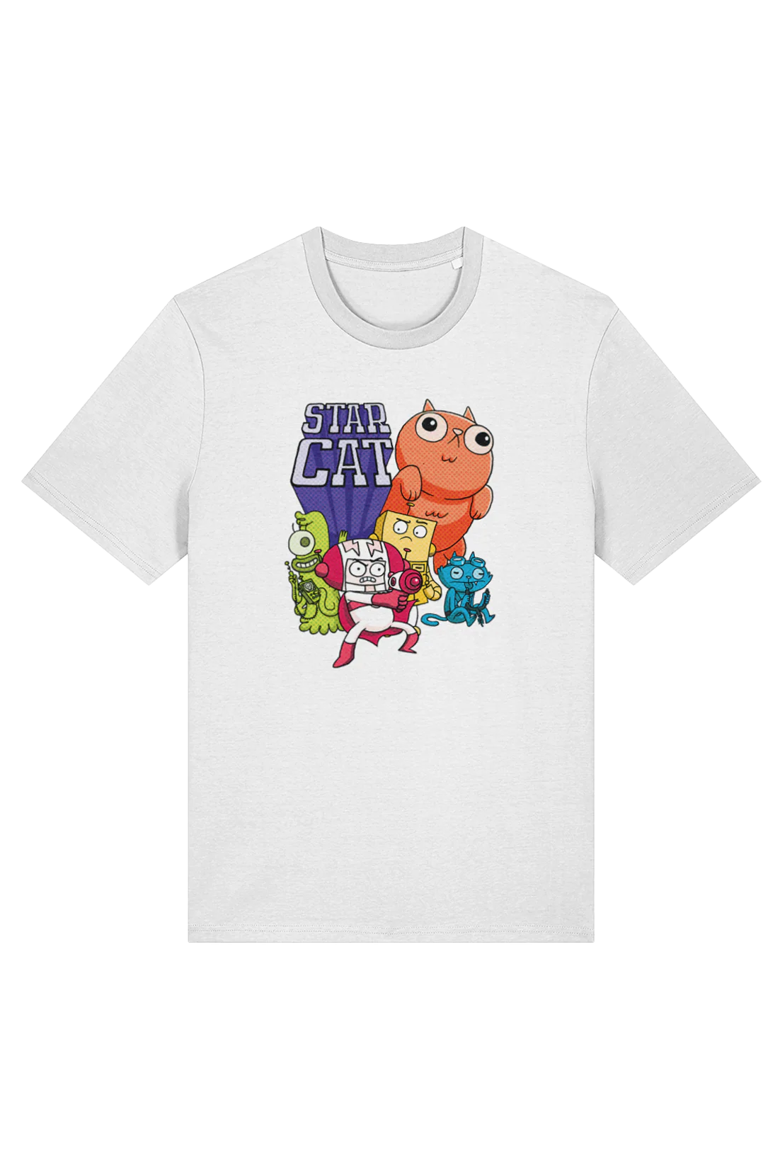 Star Cat Groupshot adult t-shirt - Image 2