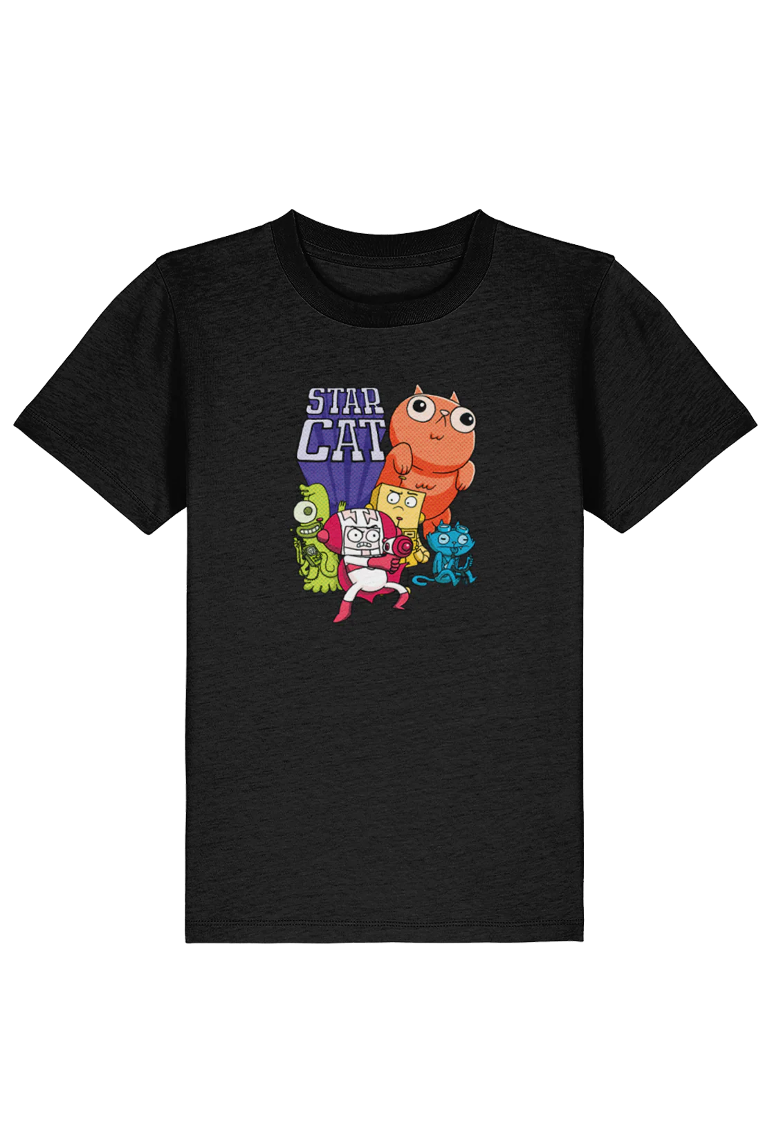 Star Cat Groupshot kids t-shirt