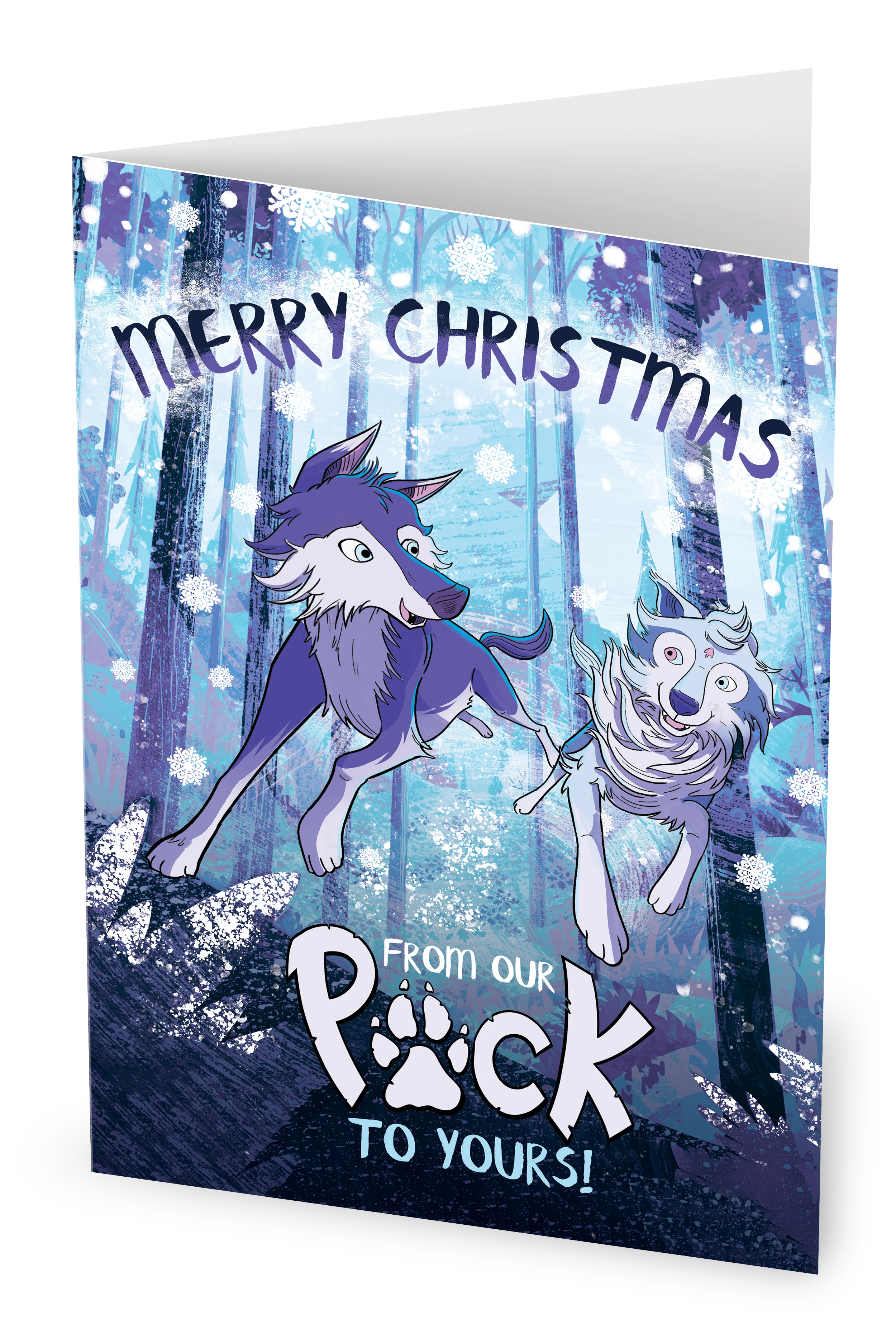 The Pack Christmas card